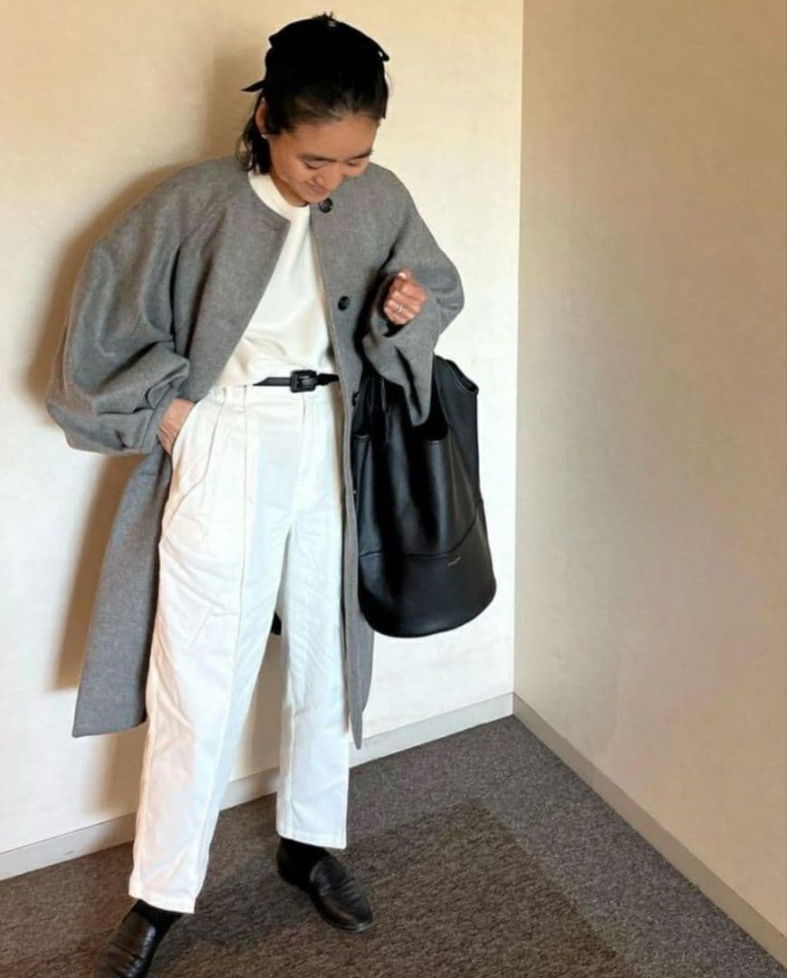 【COUDRE 】レザーベルト　CD132　黒　SIZE:S 　金子綾