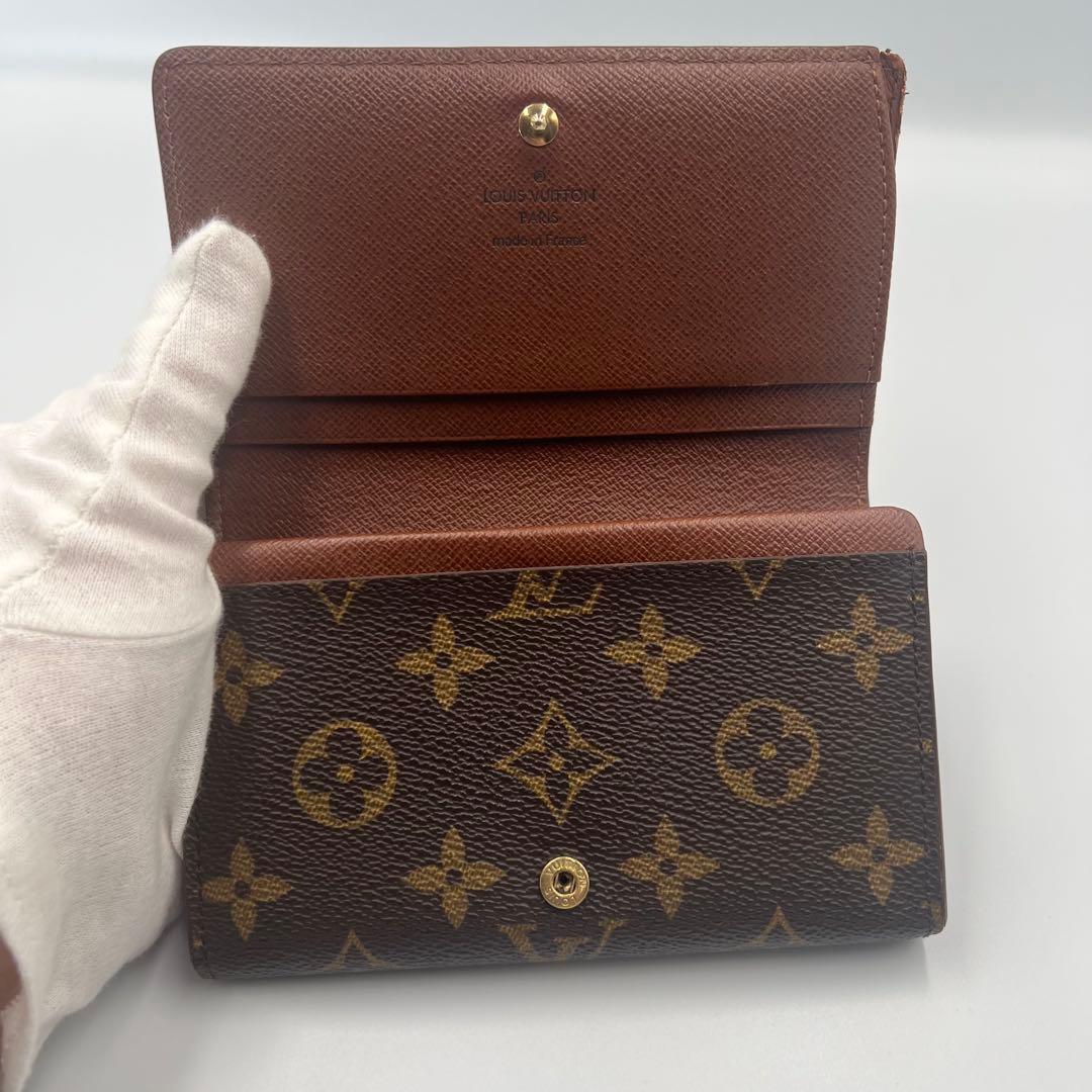 村*香様 ルイヴィトン モノグラム 長財布 フラップ