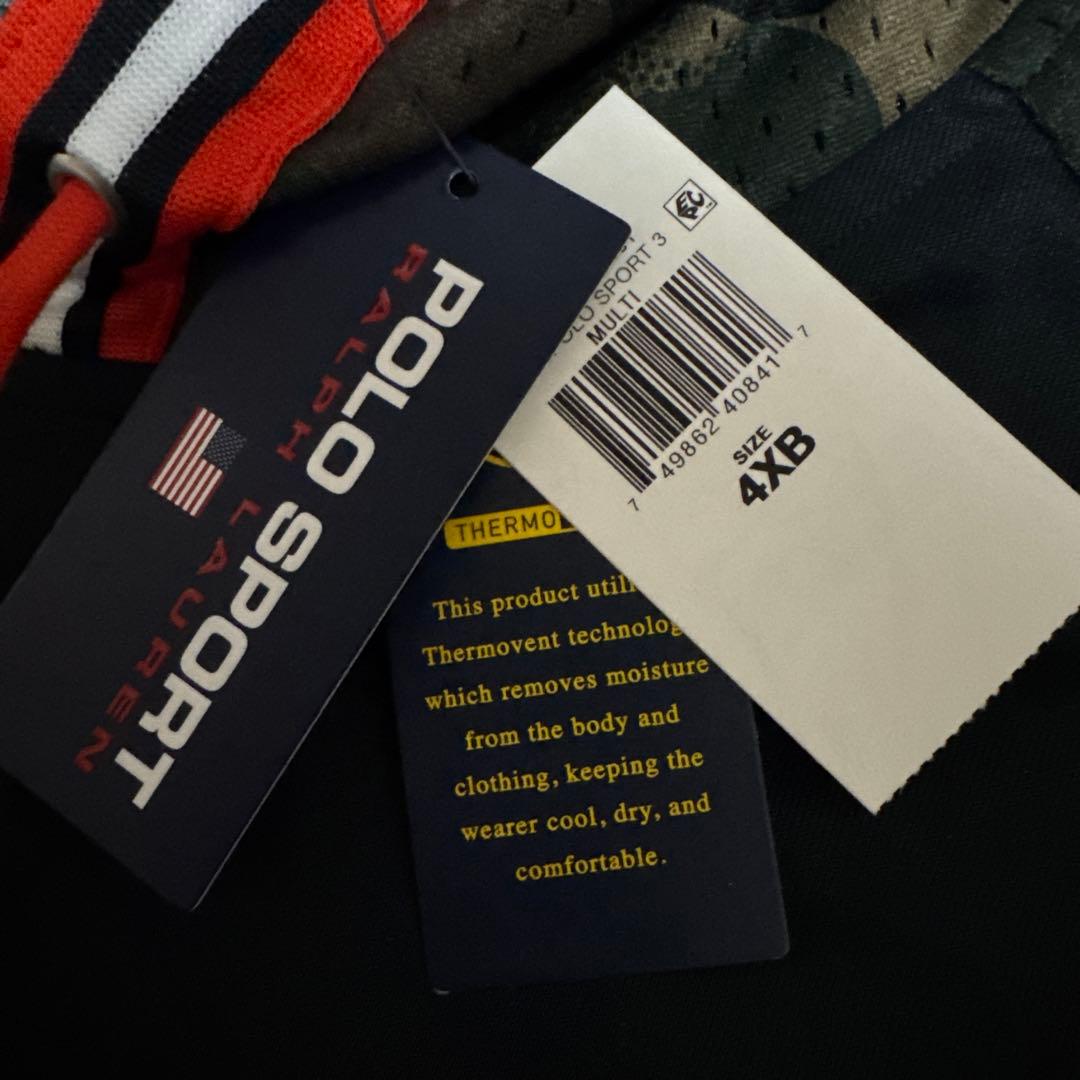 しこPOLO SPORT 迷彩柄フード付きパーカー 4XL