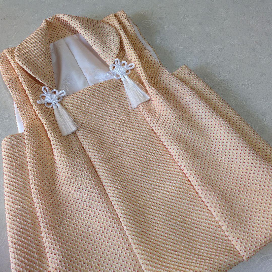 七五三３歳正絹総絞り手縫いの被布（中綿無し）