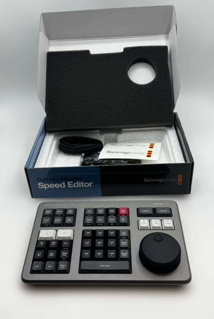 DaVinci Resolve Speed Editor 動画編集コントローラー