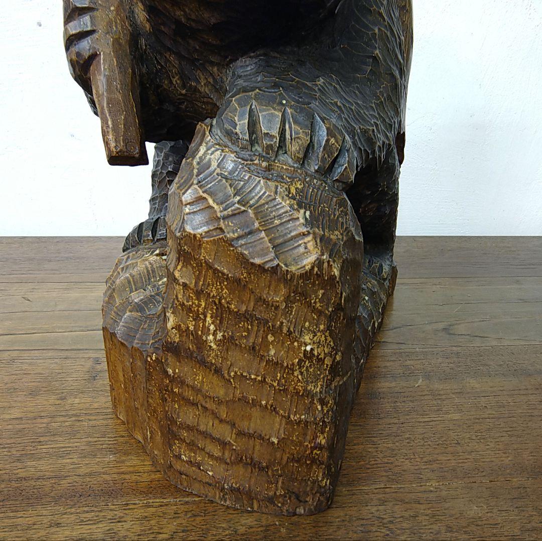 木彫り　彫刻　熊　八雲　北海道