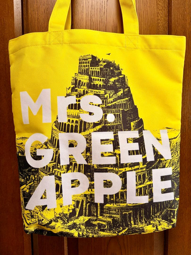 大阪限定非売品 Mrs.GREEN APPLE トート〈バベル〉＋バッジ/カード