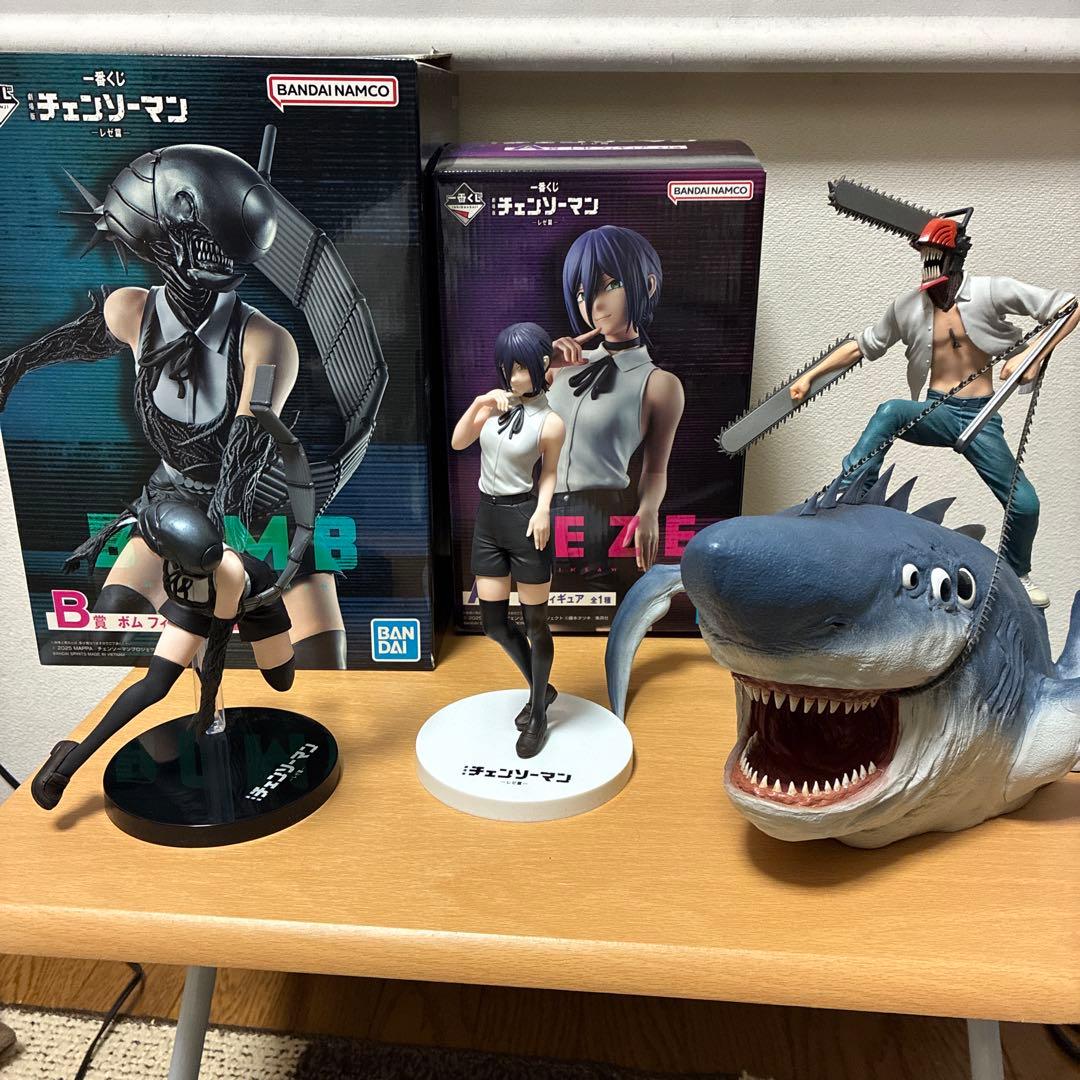 チェンソーマン　一番くじフィギュア　デンジ　レゼ　ボム