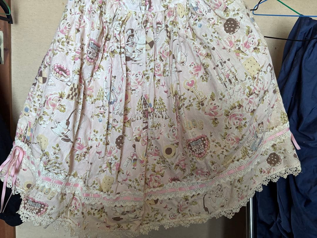 BABY アリス柄 ピンク スカート