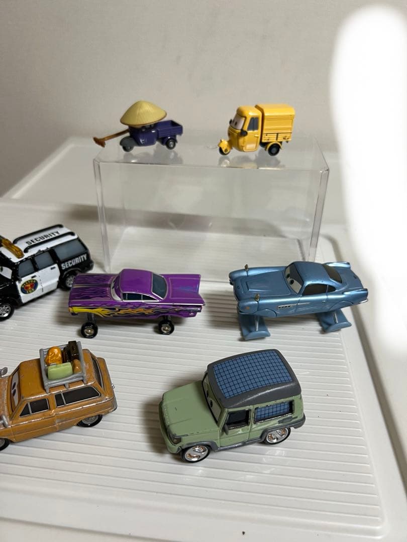 カーズ、ミニカー、マテル（フィンマック水走行タイプ、傘）