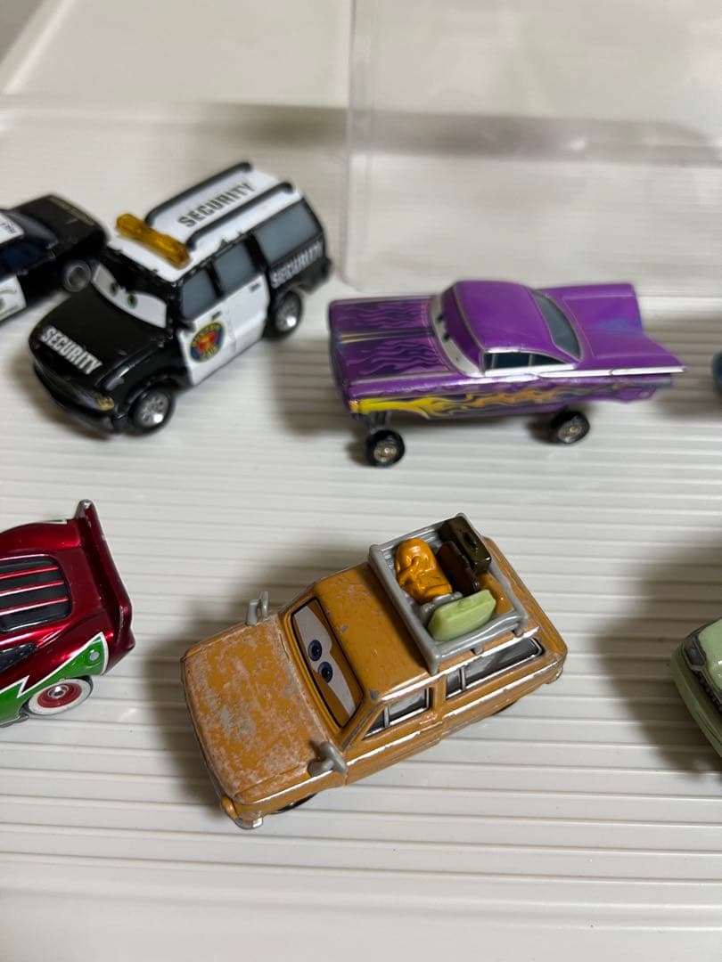 カーズ、ミニカー、マテル（フィンマック水走行タイプ、傘）