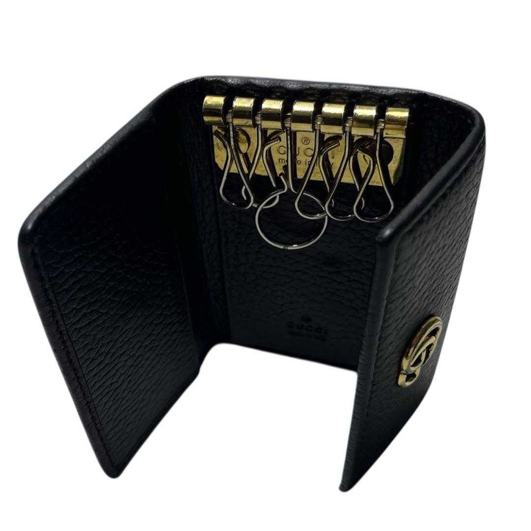 専用　GUCCI 6連キーケース キーケース マーモント GGスプリーム　シボ