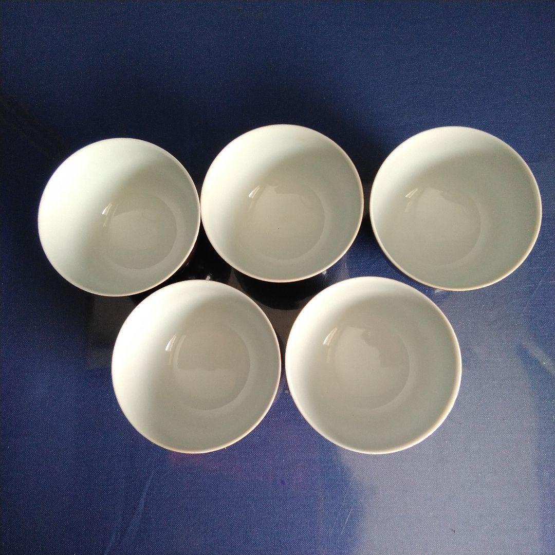 京焼　平安春峰　煎茶茶碗　5個。