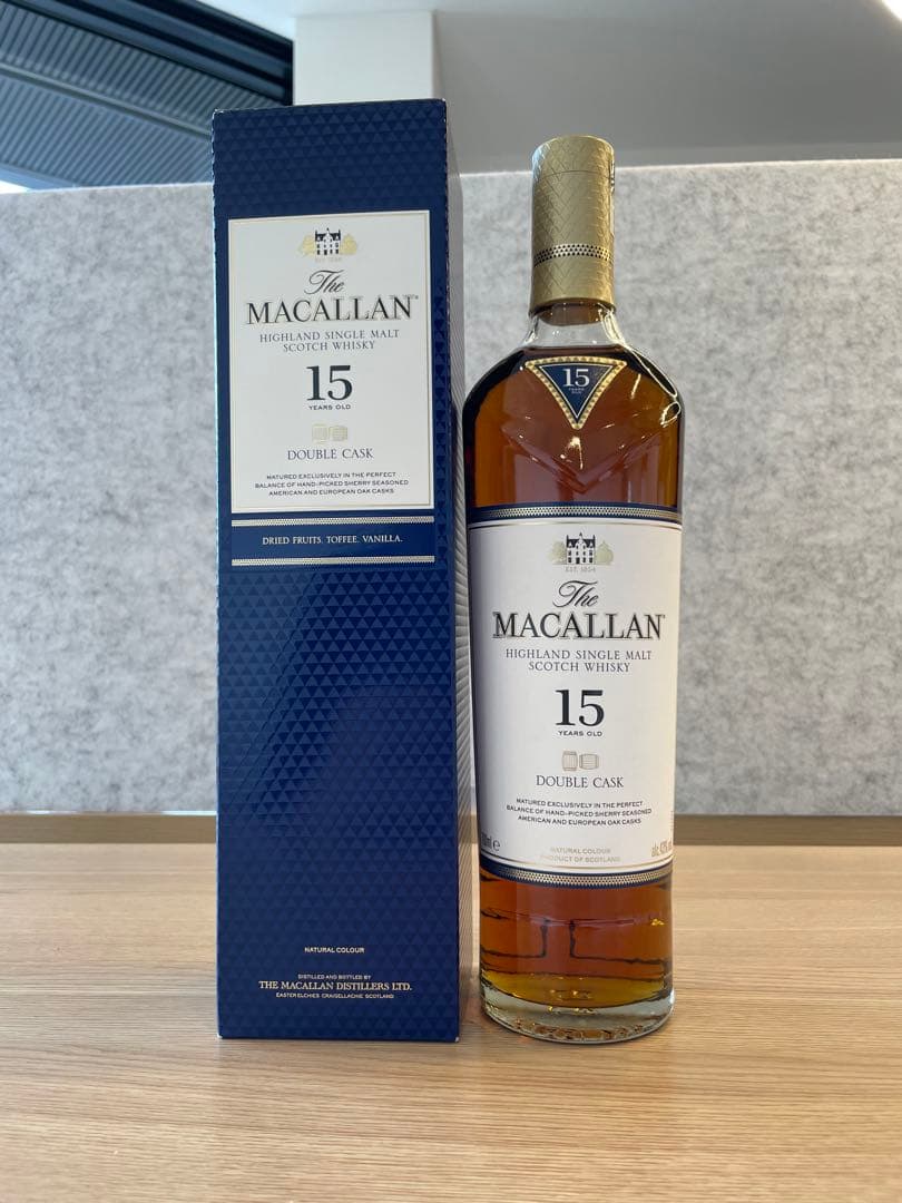 ウイスキー The Macallan 15 Double Cask 700ml