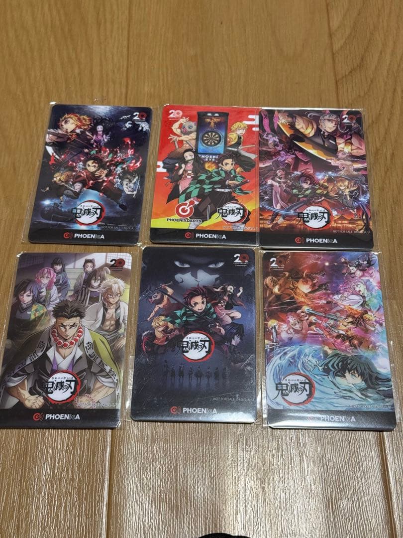 12.000円から値下げ中！鬼滅の刃 コラボダーツセット・カード6枚コンプセット