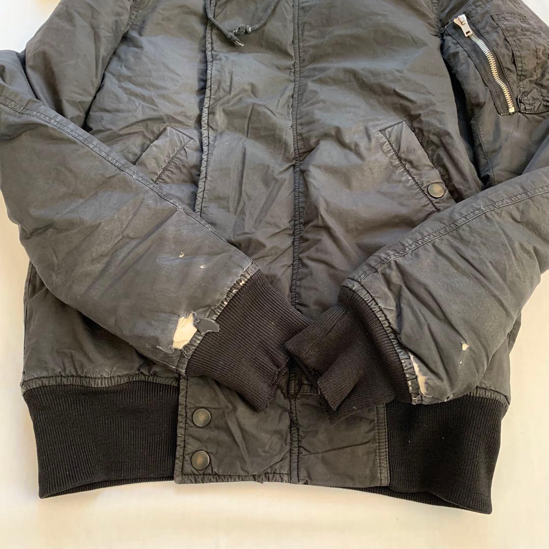 リックオウエンス Rick Owens フーテッドボンバージャケット　ブラック