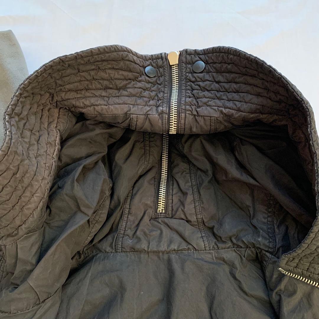 リックオウエンス Rick Owens フーテッドボンバージャケット　ブラック