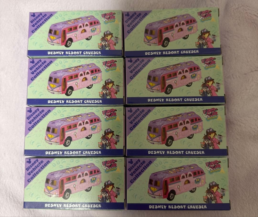 ディズニー　ズートピア　トミカ　ニック　ジュディ　8台