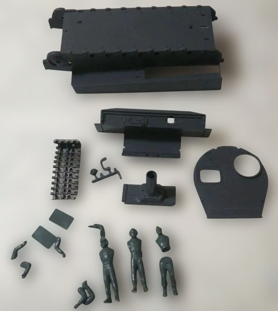 タミヤビックスケールドイツ陸軍重戦車 タイガーI型 1/25一部ランナー外れ有り