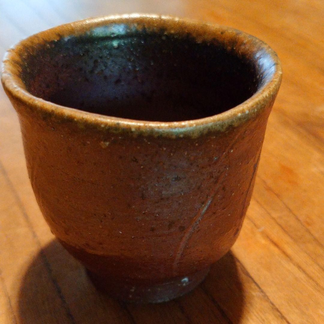 備前 『伊勢崎 満』のぐい呑み   ④　共箱