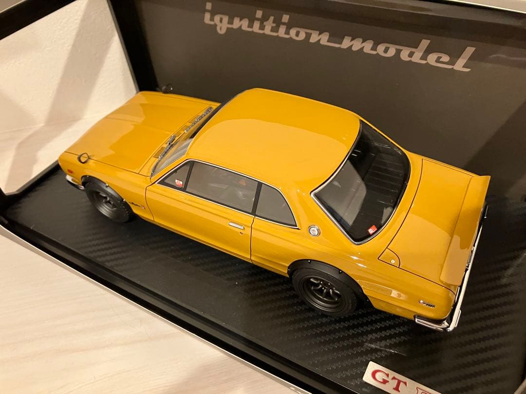 美品 1/18 IGモデル 日産2000GTR KPGC10 ハコスカ ワタマベ
