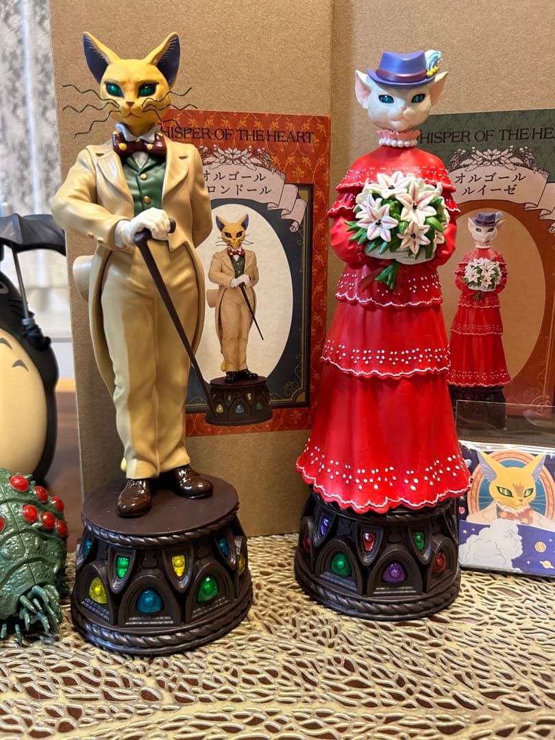 耳をすませば　バロン　ルイーゼ　オルゴール　ジブリ　フィギュア　コレクション