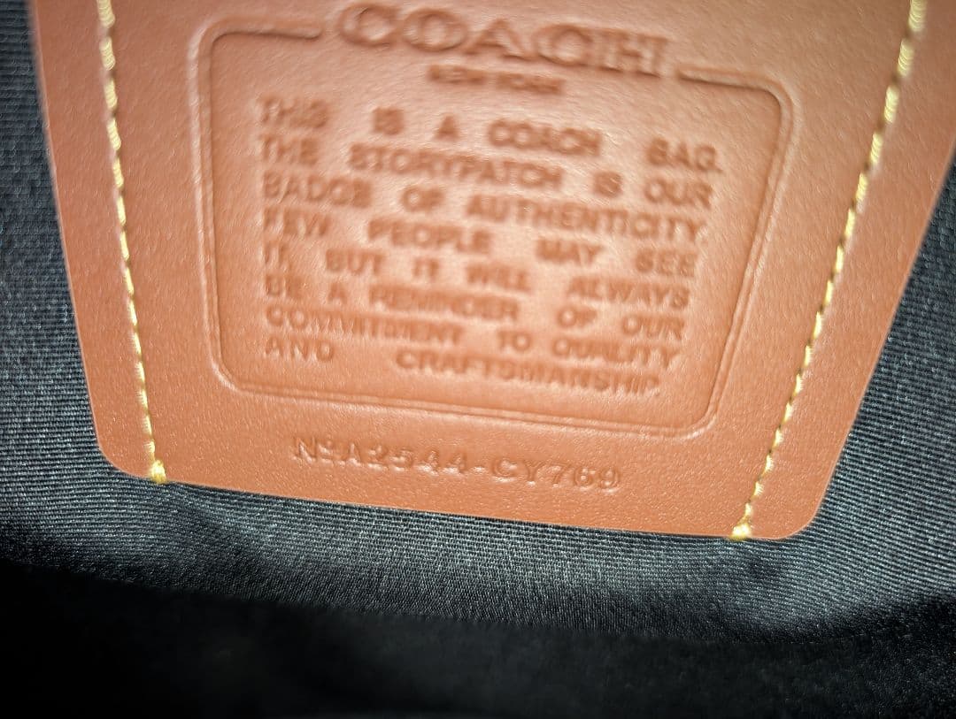 ほぼ新品 COACH コーチ ケイレブ ワークバッグ CY769 保存袋付