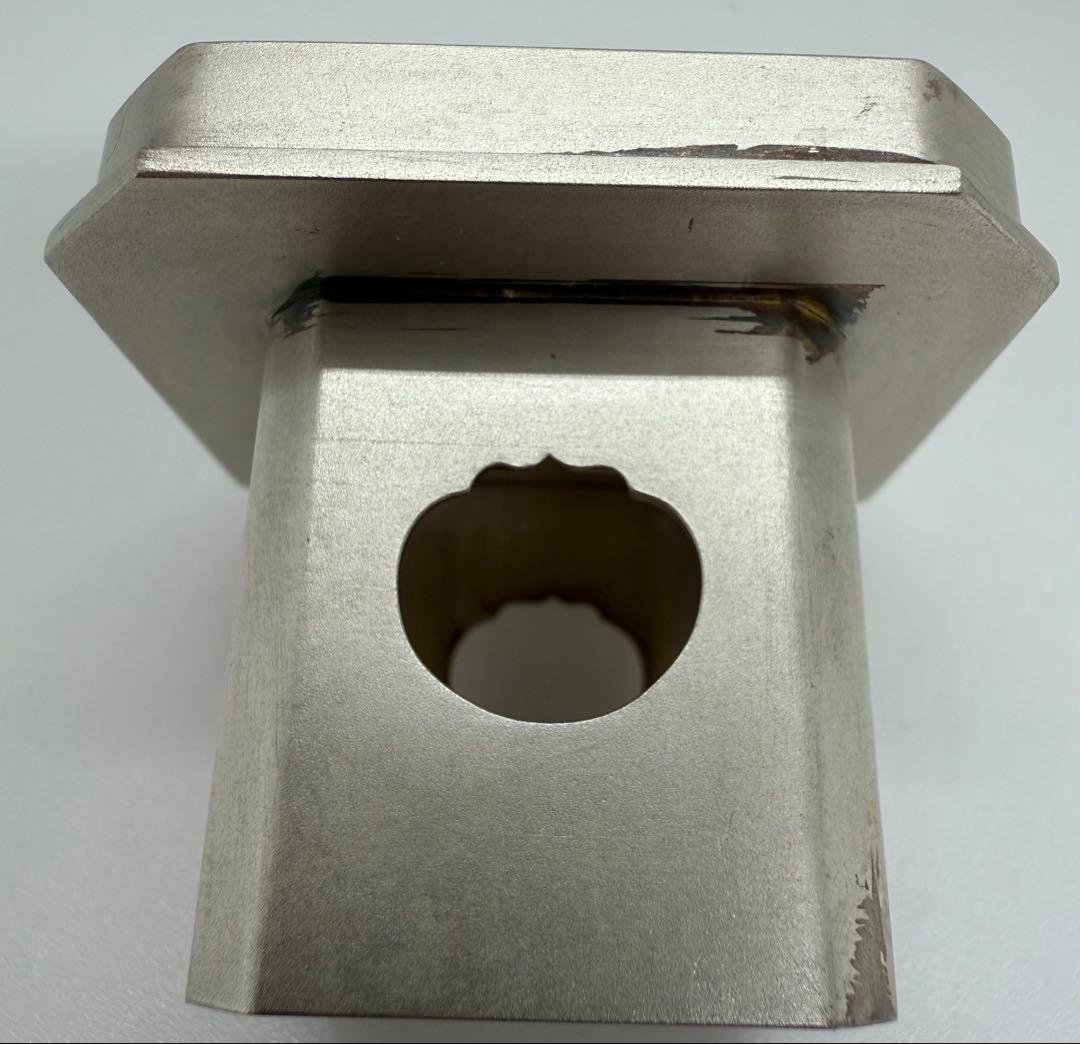 茶道具 純銀製品南鐐 三宅蓮選製　四角形 81g