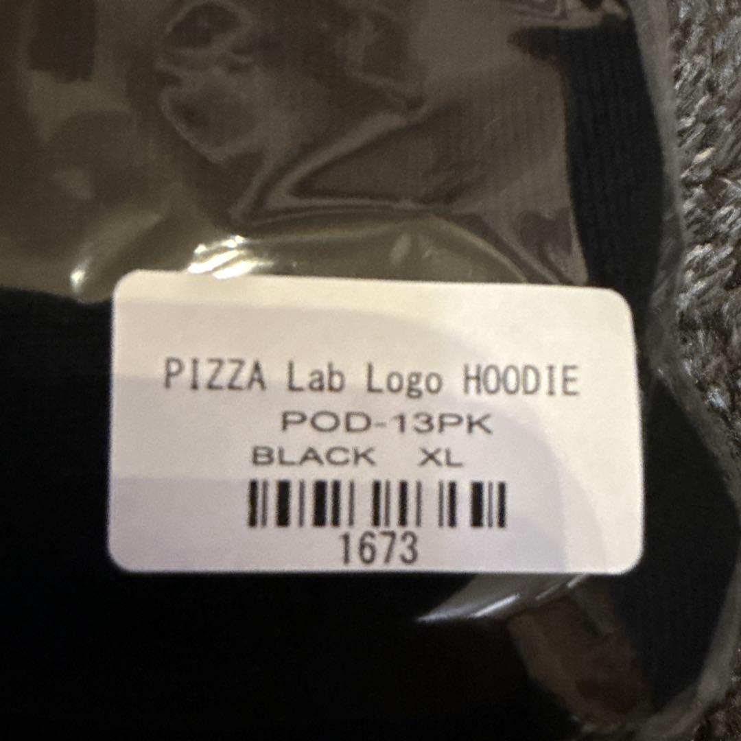 ミュージシャン PIZZA Lab Logo HOODIE BLACK XL