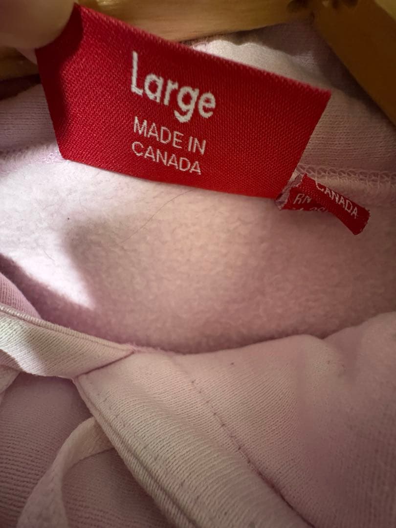 Supreme シュプリームパーカー バンダナボックスロゴ ピンク Lサイズ