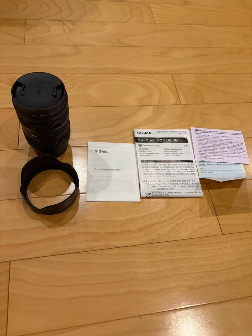SIGMA 28-70mm F2.8 DG DN レンズ_ 美品|フィルター付き