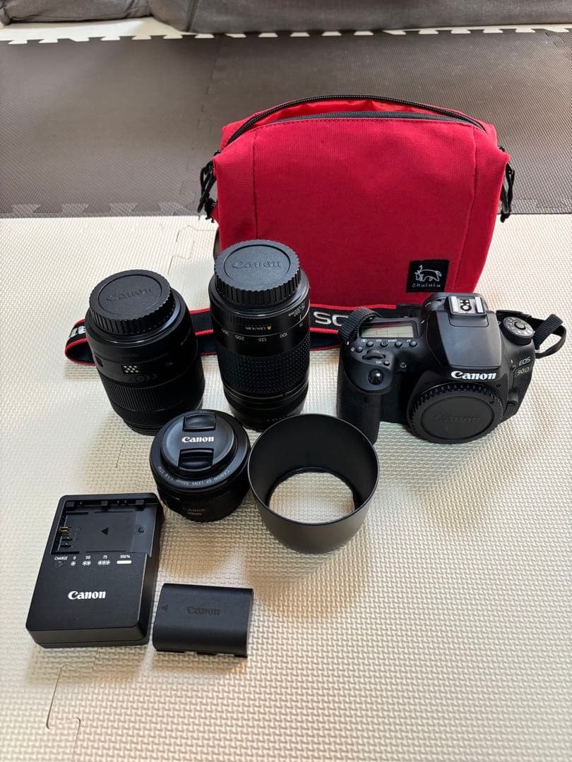 キャノン　一眼　90D レンズセット