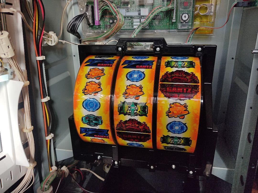 パチスロ実機 超GANTZ 不要機、100Vトランス付き