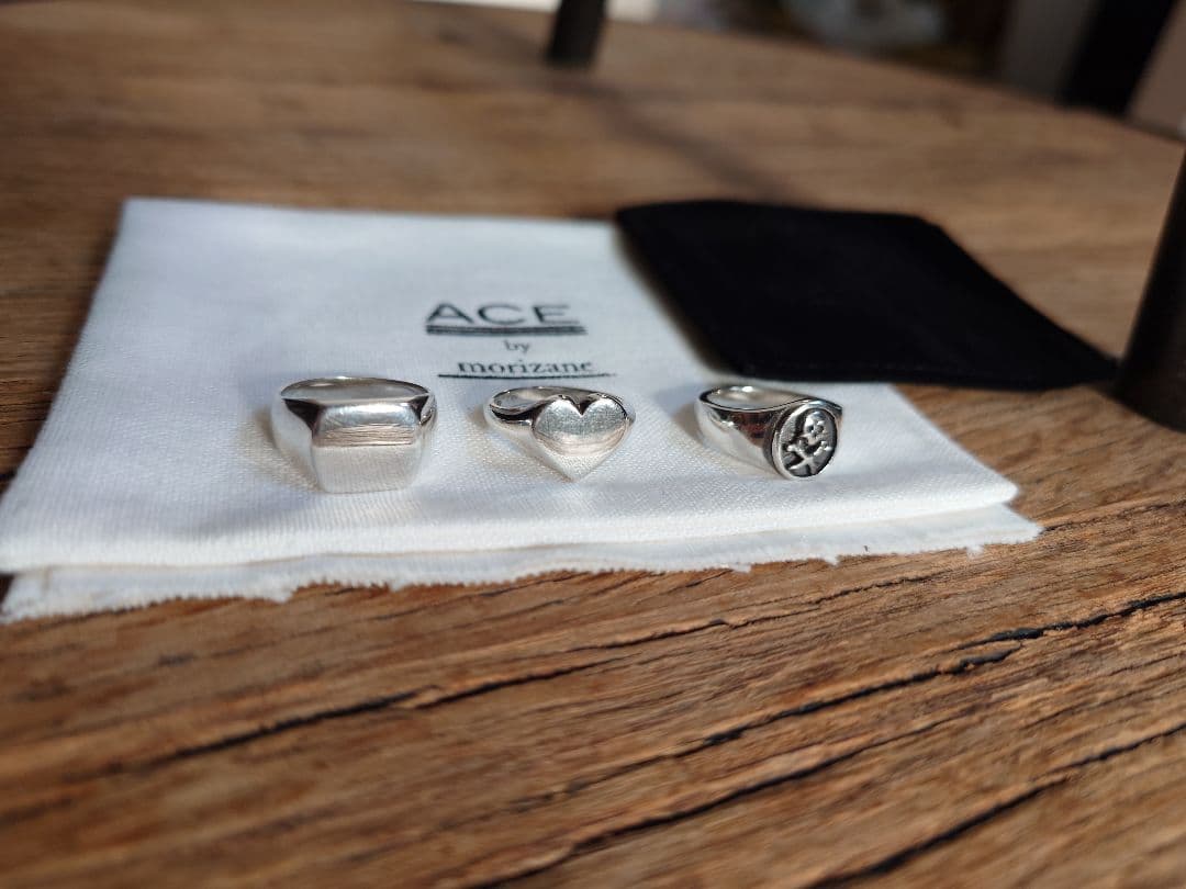 ACE by monizane ＋a シグネットリング計3点＋バンクローバー1点