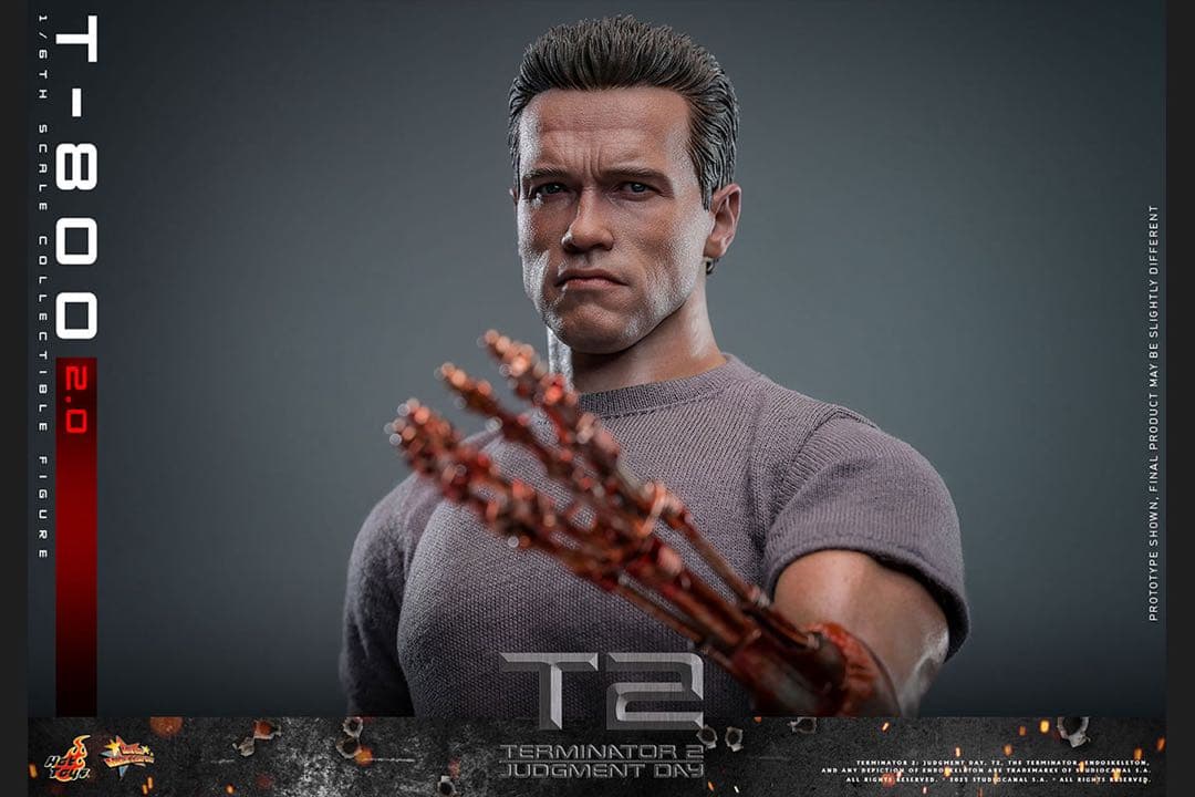 ムービー・マスターピース『ターミネーター2』フィギュア　T-800（2.0版）