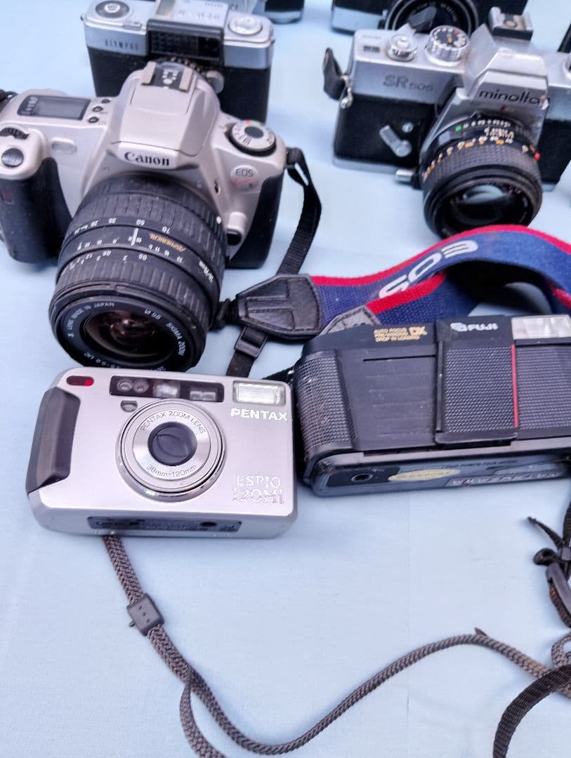 minolta　SR505ィルムカメラなどまとめて9台　ジャンク品(よ4)