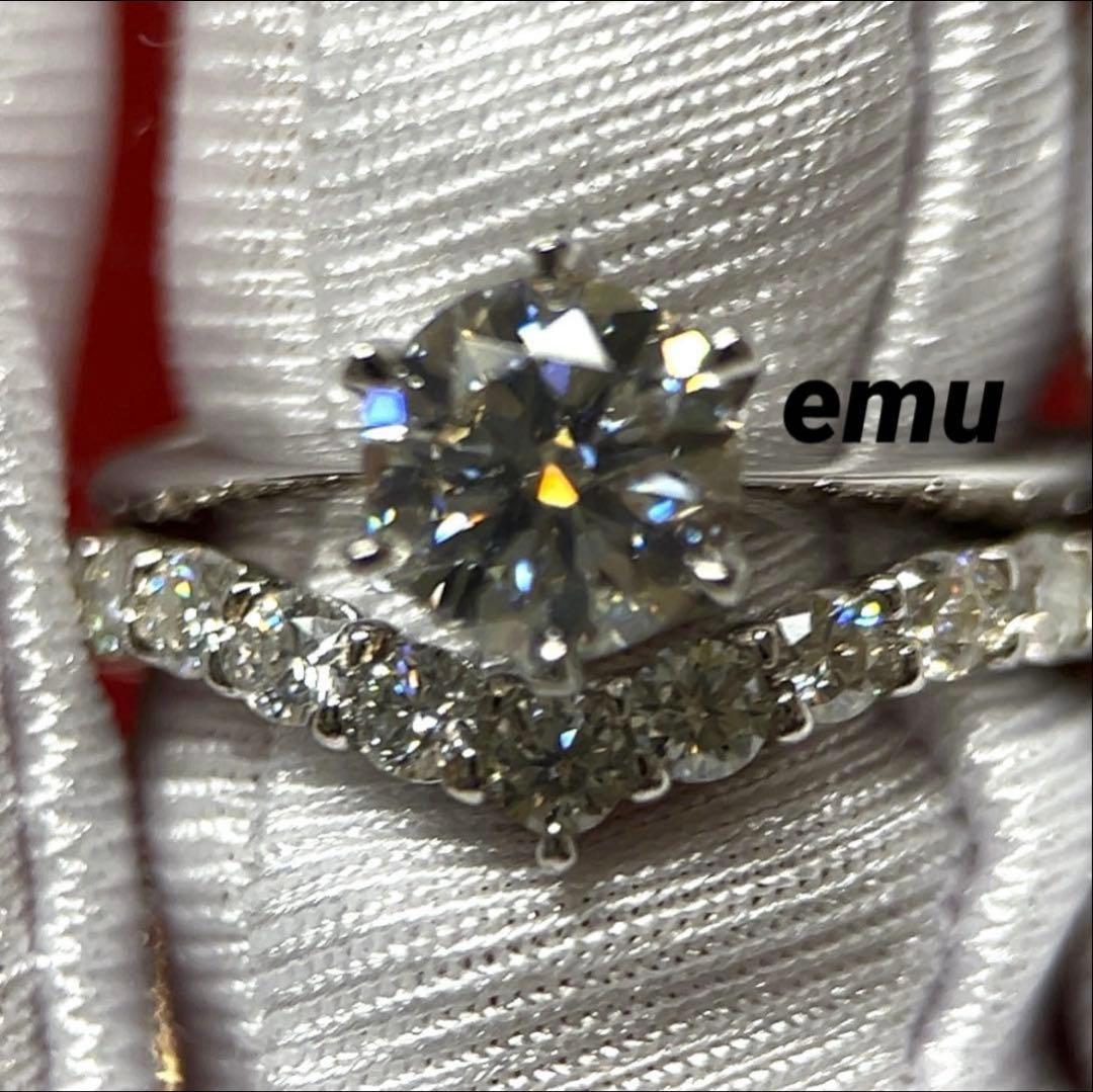 はなはなちゃん専用 / 最高級モアサナイトピアス，リング2点お纏め