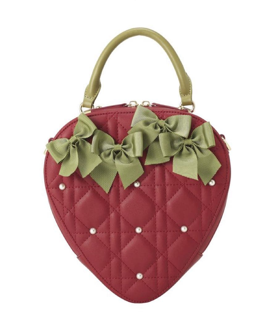 新品タグ付き★メゾンドフルール★今季いちごショルダーバッグ2wayオンライン完売