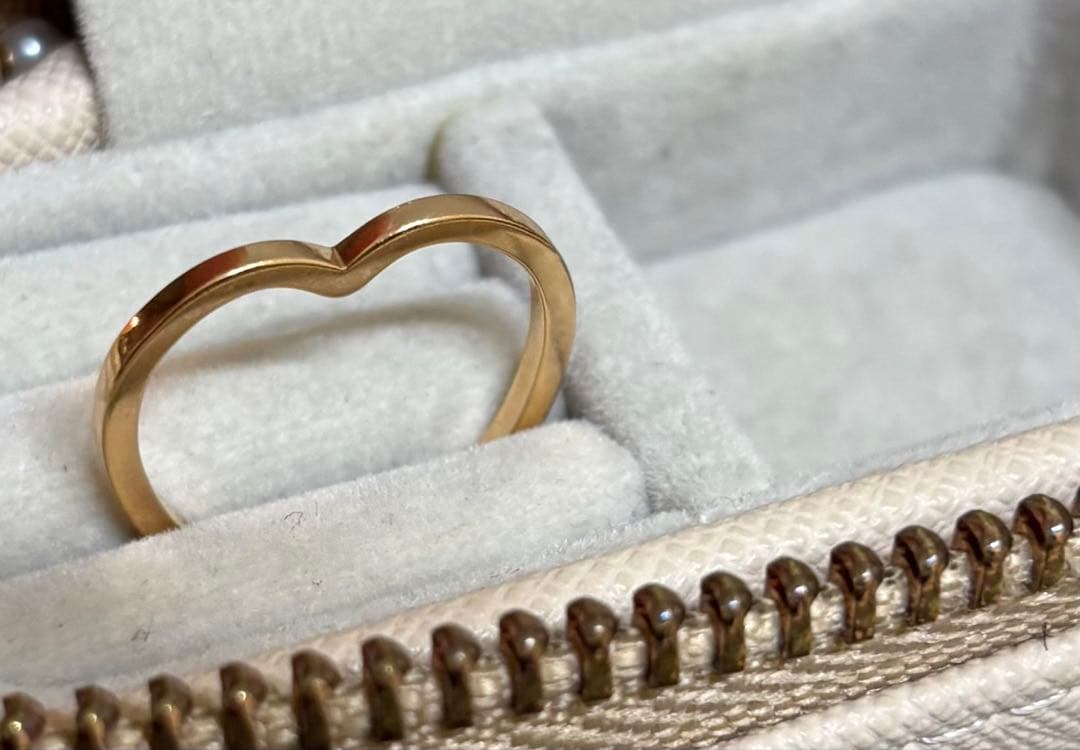 レポシ アンティフェール ハート リング 実寸10.5号