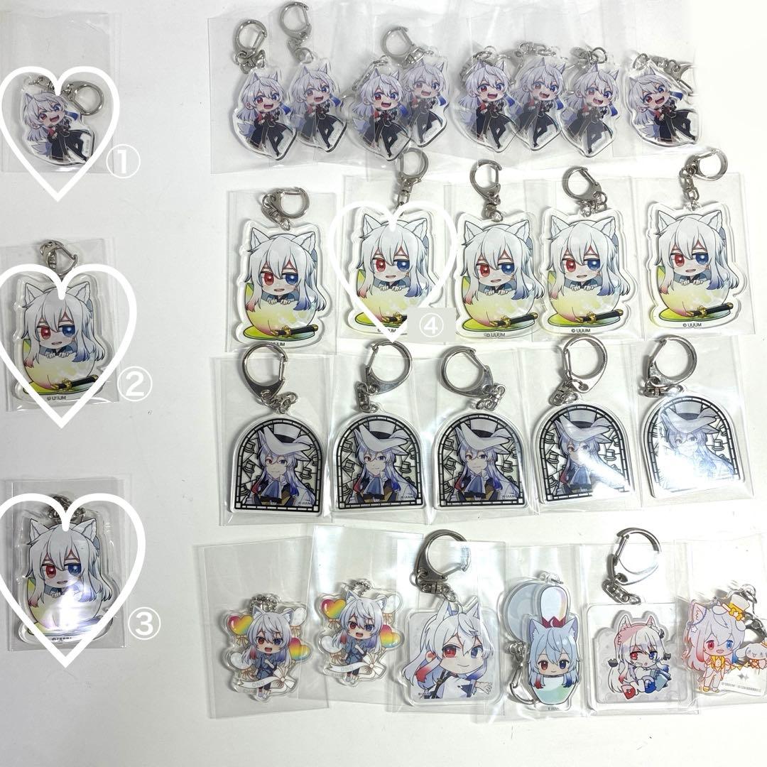 カラフルピーチ どぬく アクリルキーホルダー