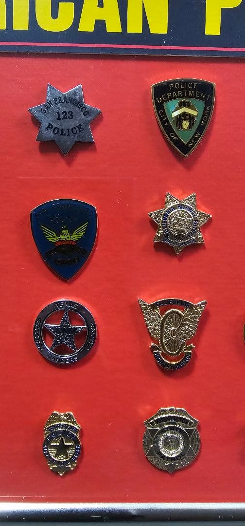 【値段交渉可】アメリカ警察バッジコレクション 24個
