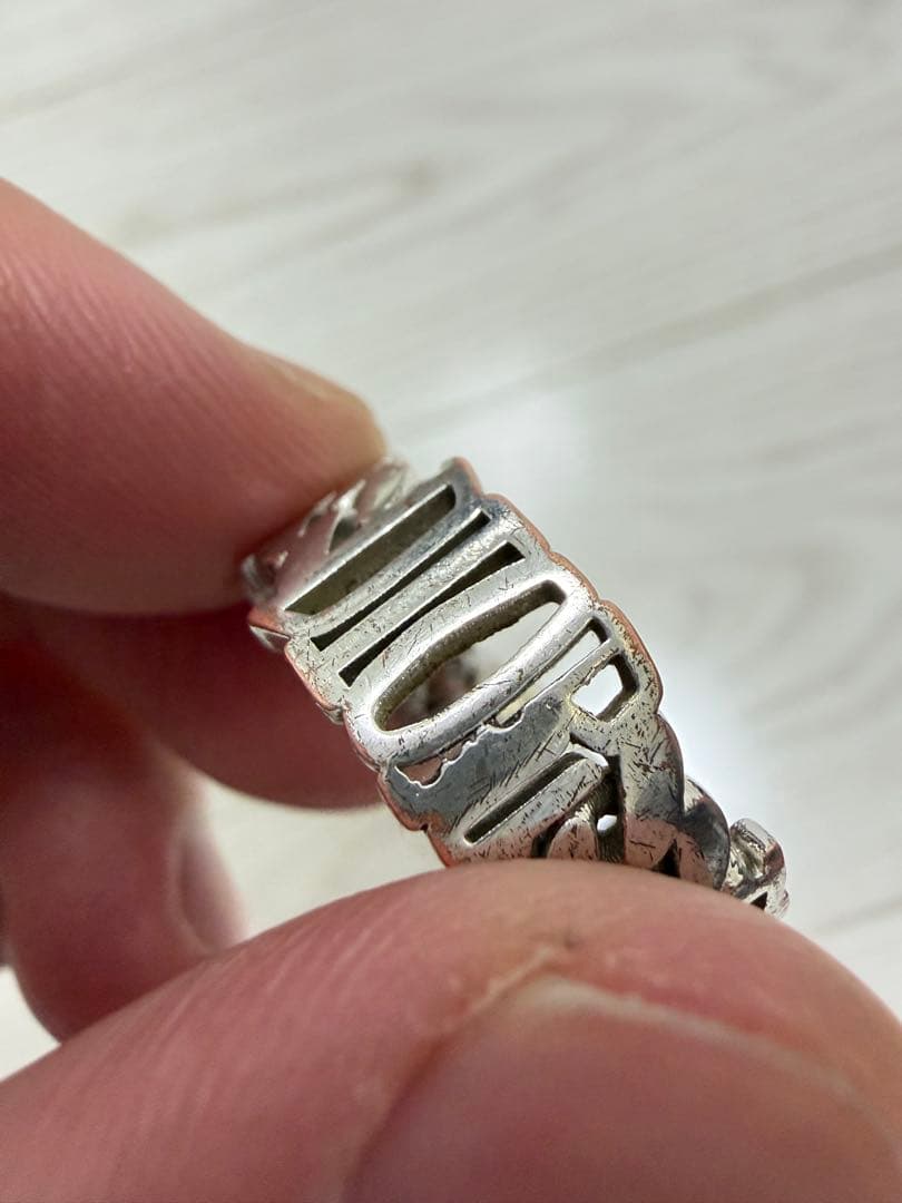 最終値下げ　Dior 2020 ステューシーコラボ シルバーリング サイズM