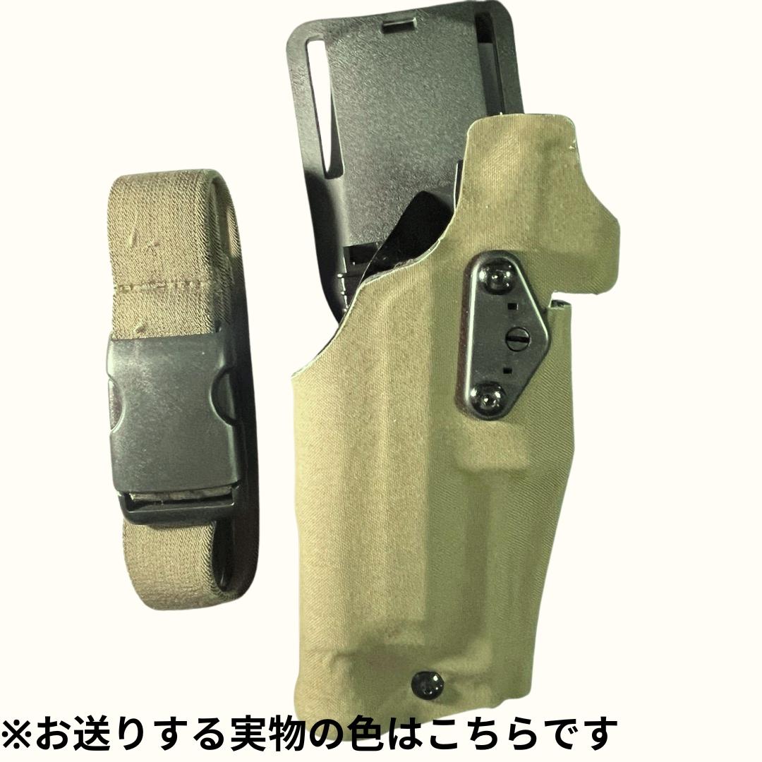 SAFARILAND 6354DOタイプ タクティカルホルスター 右利き用 緑●