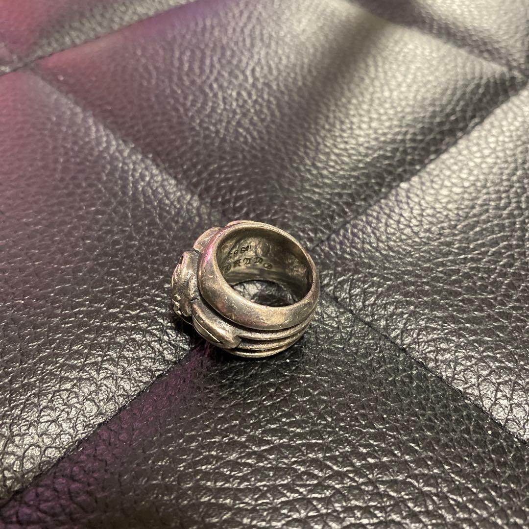 シルバー925 ダガーハート デザインリング