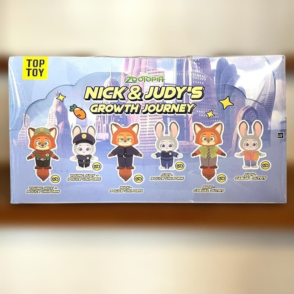 【新品未開封】6個セットTOPTOY ズートピア Growth Journey