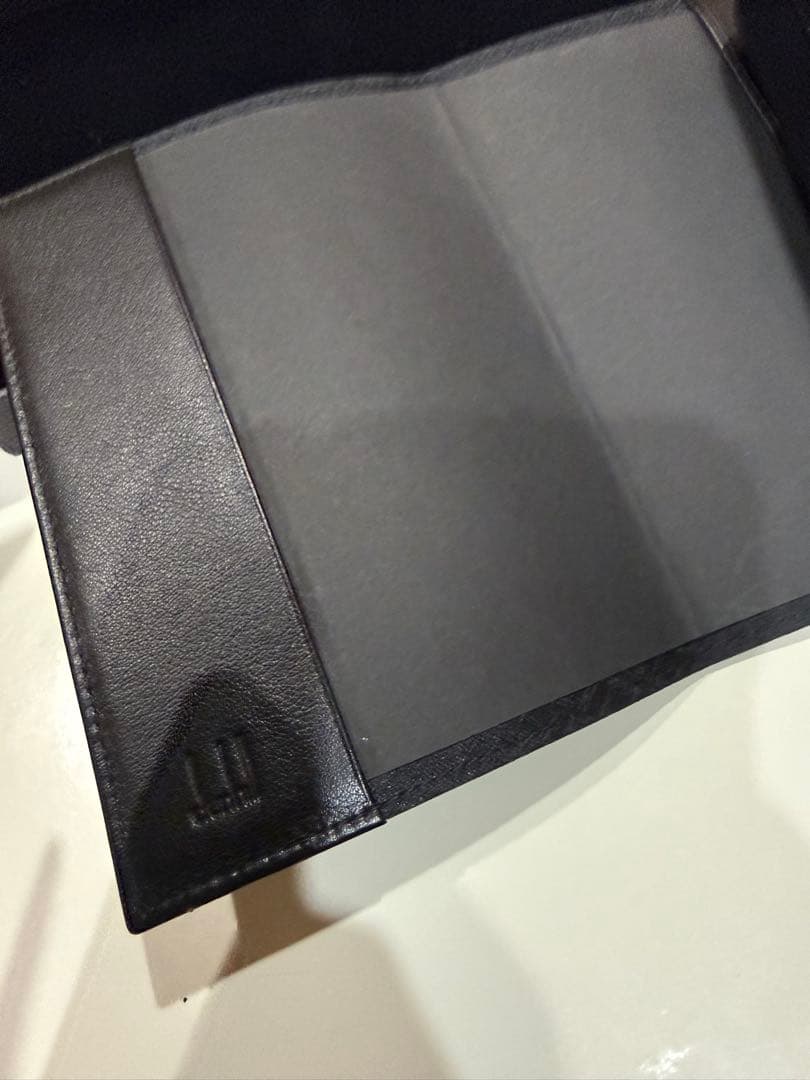 dunhillダンヒル　パスポートケース　ブラック