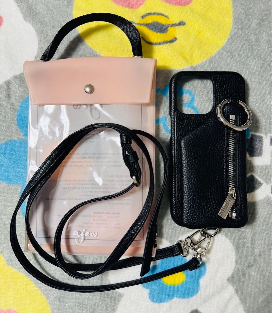 《美品》ajew iPhone15promax スマホケース　エジュー