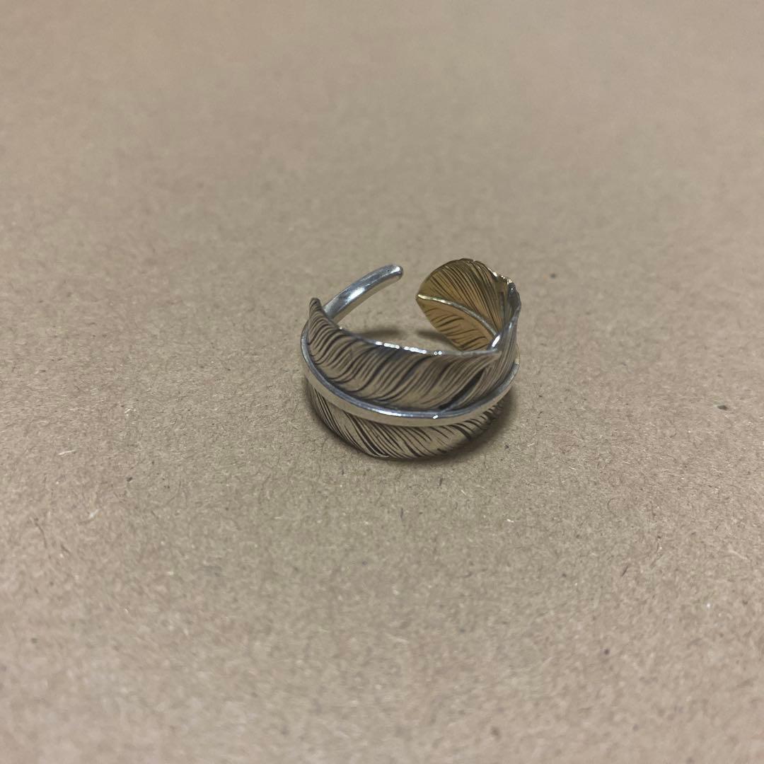鷲見太郎 ワシミタロウ M Feather K18 Top Ring 01