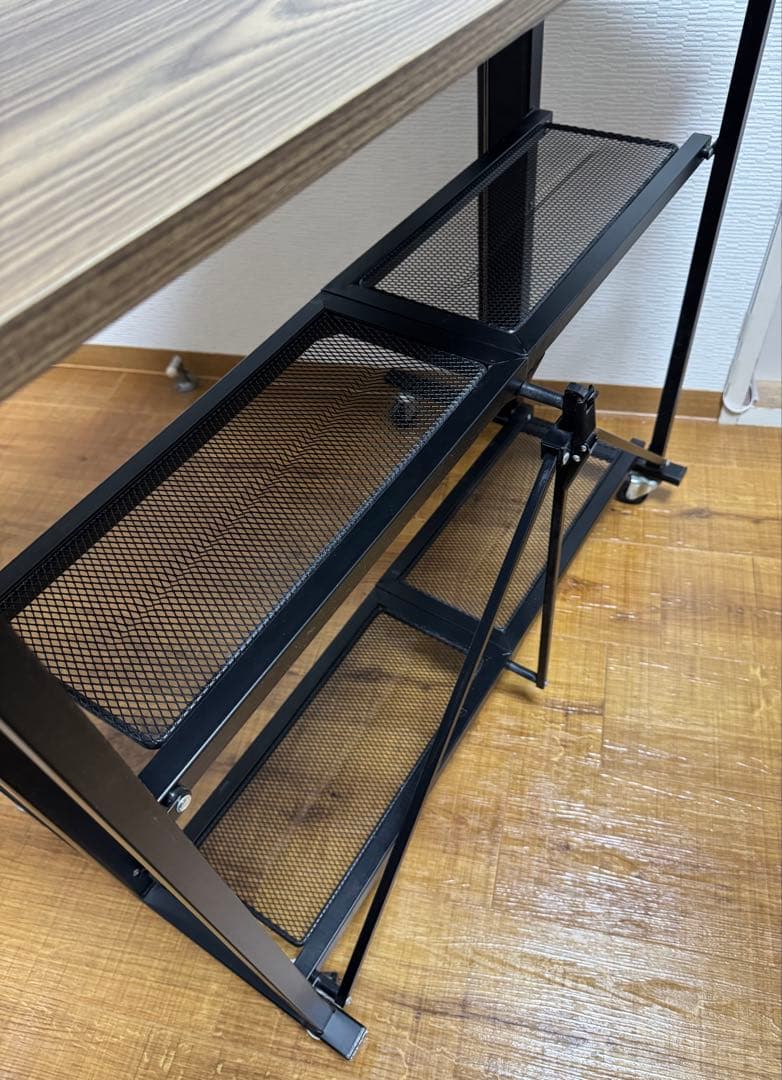 E-WIN スタンディングデスク 昇降デスク ブラウン SD92-BK