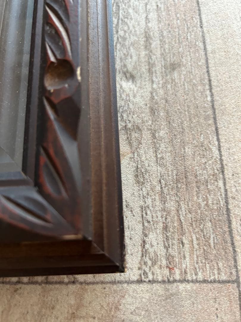 FARRE 油彩画 女性と陶器 木製フレーム