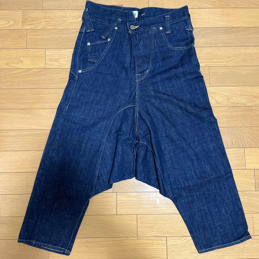 コムデギャルソン GANRYU サルエルパンツ デニム S