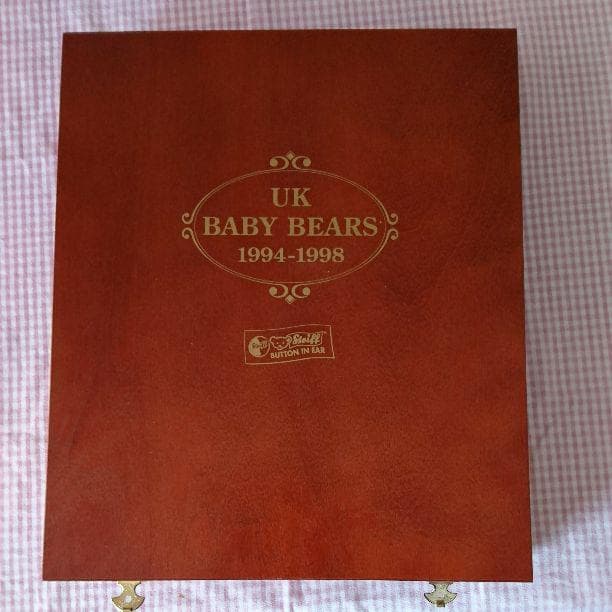 超レア物！超美品！限定白タグ！シュタイフ ベビーテディベアセット