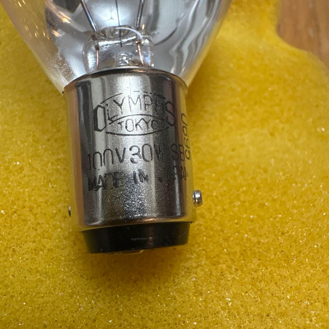 オリンパス　100V-30WSB 0695 タングステンランプ　7個セット