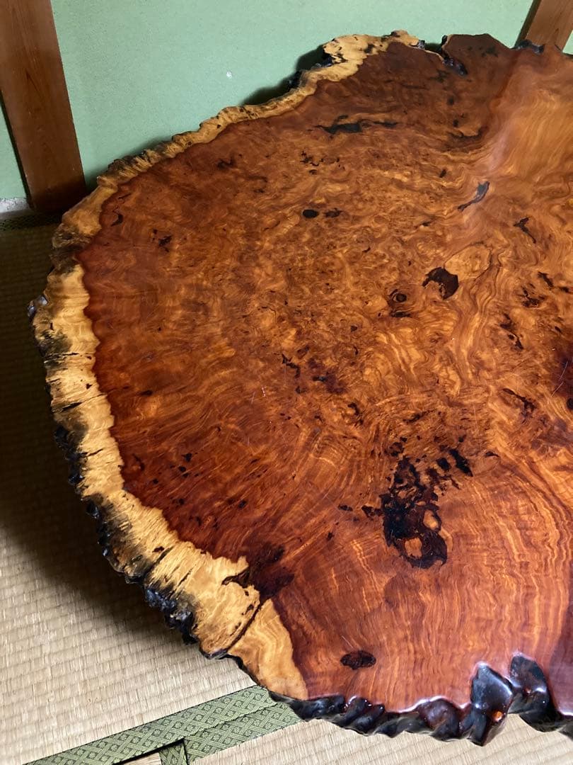 user e25f308cさん専用　送料込　花梨　（かりん）テーブル　座卓